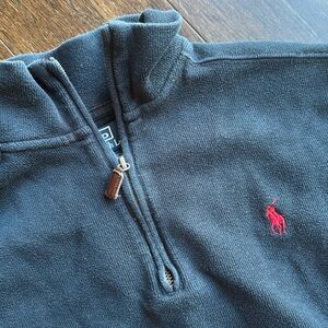 POLO RALPH LAUREN Black Quarter Zip